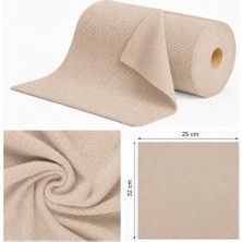 Odea Deconox 20'li RULO%100 Mikrofiber Temizlik Bezi - 25X32 cm Büyük Ebat, Kopar Kullan Çok Amaçlı Yıkanabilir Pratik Temizlik Havlusu (Mavi, Beyaz, Bej ve Pembe Renk Seçenekleriyle)