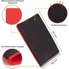 Odea Yüzey Temizleyici Kil Eldiveni Kırmızı Zift Böcek Reçine Temizleyici 21X16 cm