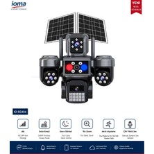 Ioma 4 Lens 1 Ptz Aydınlatma 4g Sim Kartlı (Yıllık 240GB Internet) ve 64GB Sd Kart Dahil