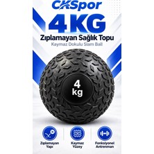 Ckspor Luxury 4 kg Zıplamayan Sağlık Topu Slam Ball Crossfit Fitness Fonksiyonel Antrenman Ağırlık Topu