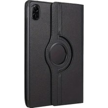 Efnaz Style Huawei Honor Pad 10 12.1 Kılıf 360 Tablet Deri Kılıf - Siyah