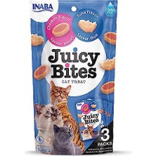 Odea Juicy Bites Zengin Tavuk ve Ton Balıklı Kedi Ödülü | Tahıl Içermez, Şekersiz, No By-Products, Japonya'dan Premium Cat Treats 33,9 G (1'li Paket)