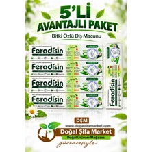 Feradisin Diş Macunu Aloe Vera Özlü 5'li Avantajlı Paket
