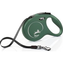 Odea ® Classic M Kayış 5 M Zeytin Yeşili, 25 Kg'a Kadar Köpekler Için Rulo Ip