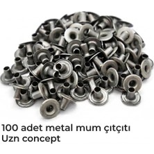 Mum Çıtçıtı 100 Adet,metal Mum Fitil Çıtçıtı