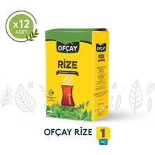 Ofçay Rize Dökme Siyah Çay 1000 G-12\'li Koli