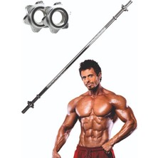 Odea Düz Bar 120 cm Krom Halter Ağırlık Barı