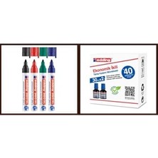 Odea Edding Tahta Kalemi Seti+Tahta Kalemi Mürekkebi,çok RENK4004764924356SET