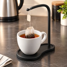 Ude Desing 3D Sallama Çay Askılı Bardak Altlığı - Dekoratif Poşet Çay Tutucu Mutfak Standı
