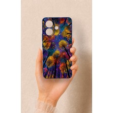 Vip Case Vivo V60 Lite Uyumlu Renkli Gökyüzü Desenli Silikon Kılıf