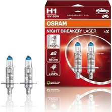Odea Osram Night Breaker Laser H1 Ampul 64150NL -%150 Daha Fazla Işık          [enerji Sınıfı A]