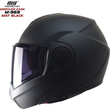 Mts 969 Modüler Kask (Mat Siyah)