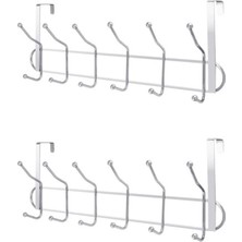 Odea 2 Li Kapı Arkası Askı Askılık Pantalon Gömlek Havlu Bornoz Askısı Metal Askı