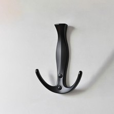 Odea Yeniçeri Metal Portmanto Askı Siyah Duvar Askısı Modern Askılık Ceket Mont Anahtar Askısı