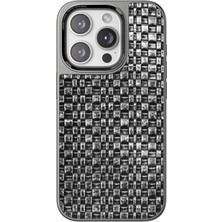 Fumeyabi Venco Apple iPhone 15 Pro Brand Kapak - Gümüş