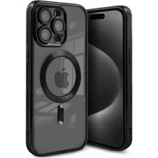 Fumeyabi Apple iPhone 15 Pro Max Kılıf Kross Magneticsafe Kapak - Siyah