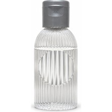 Universal 50 Adet 50 ml Boş Plastik Şişe DNZ21 Gri Kapak