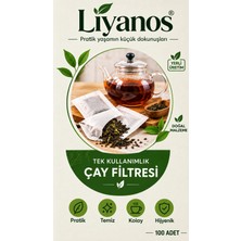 Çay Filtresi 100’LÜ 9X22 cm – 2 Adet  Doğal Malzeme Çay Demleme Poşeti – Yerli Üretim