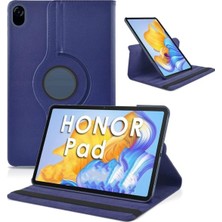 Fumeyabi Huawei Ile Uyumlu Honor Pad X9 11.5' Dönebilen Standlı Kılıf, Lacivert