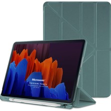Fumeyabi Samsung Galaxy Tab S10 Lite Için Kılıf Origami Pencil Koyu Yeşil [galaxy Tab S10 Lite ile Uyumlu Kılıf - Koyu Yeşil]