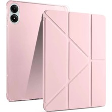 Universal Xiaomi Redmi Pad Pro 12.1 Kılıf Kalemlikli Mars Tablet Kılıfı - Rose Gold