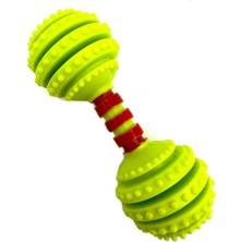 Odea Tasma Market 12CM Dumbell Zilli Ödül Maması Saklanabilir Köpek Eğitim Oyuncağı Yeşil