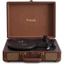 Universal FR-P101 Zenitte Bluetoothlu Pikap | Dahili Hoparlörlü USB Plak Çalar | 33/45/78 Devir Destekli | Bluetooth 5.4, Sd Kart, Aux, Rca | Şarjlı Retro Vintage Müzik Kutusu