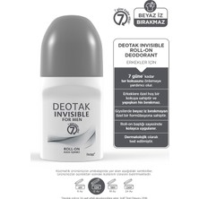 Universal Invisible Erkek7 Güne Kadar Etkili Roll-On Deodorant 35 ml