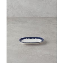 Fumeyabi Larry Porselen Kayık Tabak 19 cm Lacivert