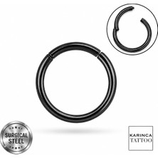 Odea Siyah Halka Piercing