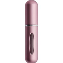 Universal Doldurulabilir Parfüm Şişesi 5 ml - Seyahat Boy Sprey Parfüm Atomizeri, Taşınabilir Mini Parfüm Şişesi (Gül Kurusu)