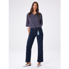 Faik Sönmez Wıdeleg Fit Metal Aksesuar Detaylı Jean Pantolon W27JPN005