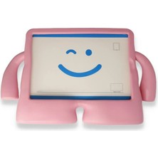 Universal Apple iPad Pro 11 (2021) Kılıf Karakter Tablet Silikon - Açık Pembe