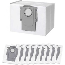 Odea Roborock Için 10 Adet Toz Torbası Roborock S8+/ S8 Pro Ultra/ S7 Maxv Ultra/ S7 Pro Ultra/ Q7+/ Q7 Max+/ Q8 Max+/ Q5 Pro+ Için Yedek Torbalar Aksesuar Seti