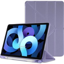 Fumeyabi Apple iPad Air 5.nesil 2022 Için Kılıf (A2588-A2589-A2591) Origami Pencil Lila [ipad Air 5 2022 ile Uyumlu Kılıf - Lila]