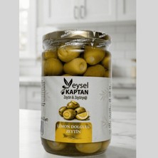 Veysel Kaptan Limon Dolgulu Yeşil Zeytin 660CC