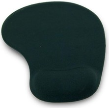 Universal Bilek Destekli Mouse Pad Kumaş Yüzey Kaymaz Alt Taban Kullanıcı Dostu Şık ve Rahat Tasarım Fare Altlığı (Siyah)