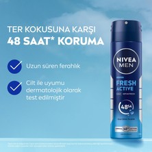 Universal Erkek Sprey Deodorant Fresh Active 150 Ml,ter Kokusuna Karşı 48 Saat Koruma,okyanus Özleri,uzun Süren Ferahlık,alüminyum Içermeyen Formül