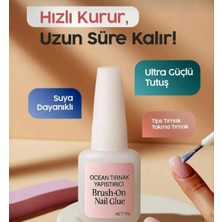 Universal Fırçalı Tırnak Yapıştırıcı Brush-On Nail Glue 10G
