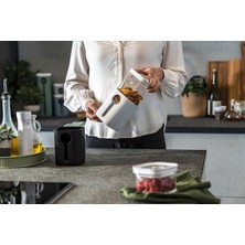 Fumeyabi Fresh & Save Cube Cover Box Boyut 4s Için, Güneş Işığına Karşı Koruma, Doluluk Göstergesi, Bpa Içermeyen Plastik, Renk Siyah