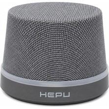 Fumeyabi HP-MS01G Manyetik Bluetooth Hoparlör Telefon Standlı Kablosuz Hoparlör, Bluetooth 5.3 Tws Stereo, 360° Ses Efekti Rgb LED Işıklı, Type-C Şarjlı Taşınabilir Hoparlör Gri
