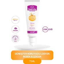 Fumeyabi HELIOVITA%100 Mineral Yüksek Koruma Etkili Güneşten Koruyucu Losyon, Bebek & Çocuk, Spf 50+, Pa++++