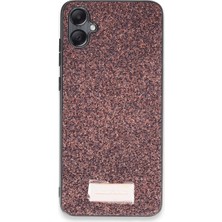 Fumeyabi Onegif Samsung Galaxy A05 Bright Simli Kapak - Derin Mor