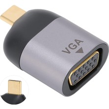 Fumeyabi Type-C To VGA Çevirici Adaptör - Macbook ve Notebook Uyumlu USB C To VGA Adaptör S1723