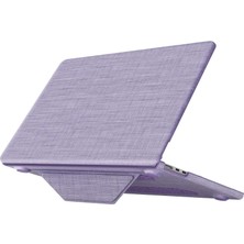 Universal Apple Macbook Air 15 2023 Macbook Kumaş Kapak - Mor