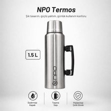 Universal NT01 1.5l Çift Katmanlı Vakum Teknolojili 24H Sıcak 48H Soğuk 72H Buzlu Koruma Çelik Termos