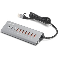 Fumeyabi Connect Master 6+1 Hızlı Şarj Adaptörlü USB Hub, USB 3.0
