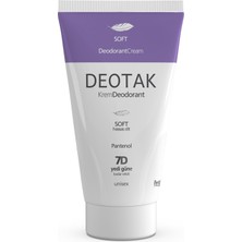 Odea Deotak Soft Hassas Koruma 7 Güne Kadar Etkili Krem Deodorant 35 ml