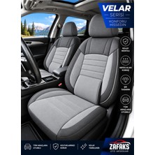 Zafaks Nissan Qashqai Uyumlu Velar Serisi Tay Tüyü Oto Koltuk Kılıfı – Ortopedik Tam Set