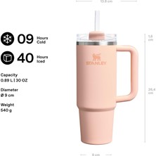 Universal Quencher Pipetli Termos Bardak, 0.89 L
